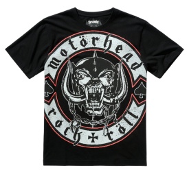 Tricou Brandit Motorhead Rock Roll - Negru