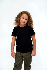 Tricou copii Brandit - Negru