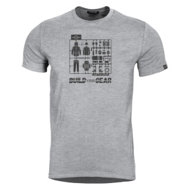 Tricou Pentagon Ageron Build Your Gear - Gri