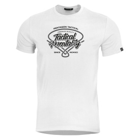 Tricou Pentagon Ageron Tactical Mentality - Alb