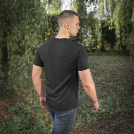 Tricou raglan 93/7 M-Tac - Negru
