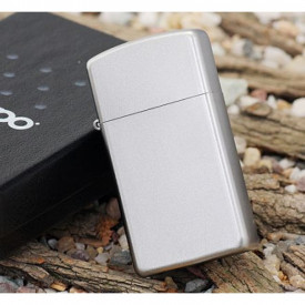 Zippo Slim Satin Chrome