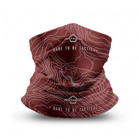 Bandana Skiron Topographic map - Rosu
