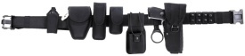 Centura Security din nylon cu 13 accesorii - Negru