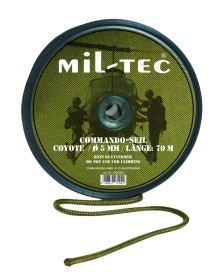 Cordelina Commando 9mm Rola 30m - Coyote