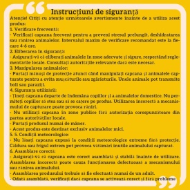 Cusca capcana pentru animale 93 x 31 x 34,5 cm