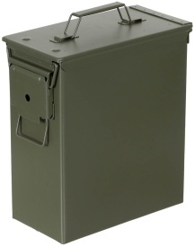 Cutie metalica tip US Ammo Box calibru .50 mare PA 60 - Oliv