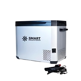Frigider auto cu compresor smart cooler, cu bluetooth, zona dubla de racire, capacitate 40.2L