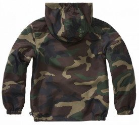 Geaca summerwindbreaker copii Brandit - Woodland