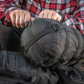 Husa de compresie pentru sac de dormit mediu M-Tac - Negru