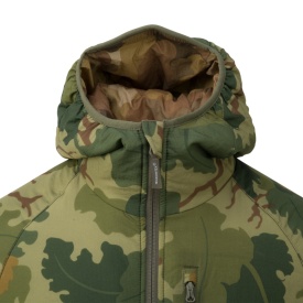 Jacheta reversibila cu gluga Helikon-Tex Reversible Wolfhound Hoodie - Mitchell Camo Leaf/Mitchell Camo Clouds