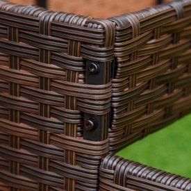 Jardiniera din ratan cu 3 niveluri pentru plante120x120x40cm