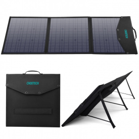 Panou solar pliabil, camping, pescuit, drumetii de 120W, 1 X USB TYPE C / 2 X USB TYPE A SI IESIRE DC, PS-120-3