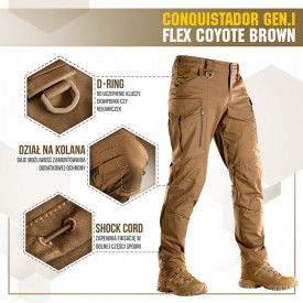 Pantaloni Conquistador Gen I Flex - Coyote
