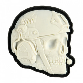 Patch Operator 3D PVC - Alb