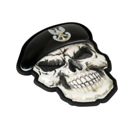 Patch Skull Poland - Negru