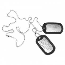 Placute personalizate ORIGINALE US (Dog Tag) INOX