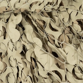 Plasa camuflaj cu sustinere 3 x 3 M - Desert