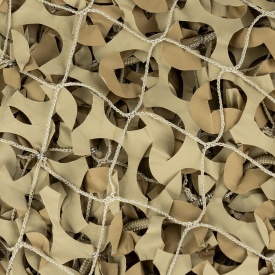 Plasa camuflaj cu sustinere 6 x 3 M - Desert