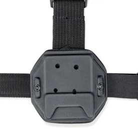 Platforma kydex compatibila cu toc pistol Carpati pe picior - Negru