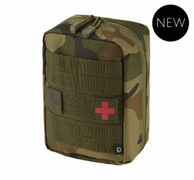 Pouch trusa de prim ajutor large Molle Brandit premium - Woodland