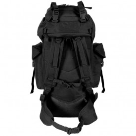 Rucsac BW Combat MOLLE 65 l cu tija de aluminiu - Negru