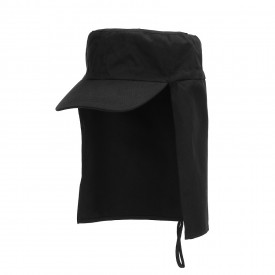 Sapca Fostex cu protectie ceafa - Negru