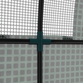 Sera tip tunel de gradina structura din otel 1,8x1,8x2 m - Verde