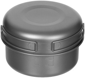 Set de gatit Fox din titan 5 Piese - Gri