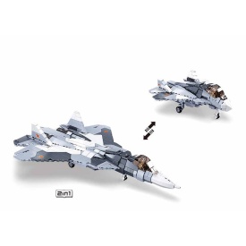 Sluban avion jet fighter 2in1 M38-B0986