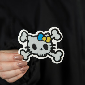 Sticker M-Tac Hello DEAD Kitty reflectorizant