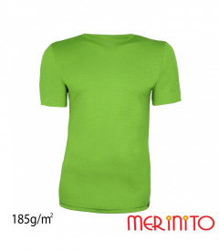 Tricou barbati Merinito 185g 100% lana merinos - Verde