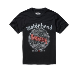 Tricou Brandit Motorhead Ace Of Spade - Negru