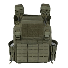 Vesta tactica Cordura QR plate carrier laser‑cut - Oliv