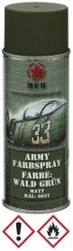 Vopsea militara mata spray 400 ml - Forest Green