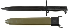 Baioneta militara US M1 maner din plastic cu teaca - Negru