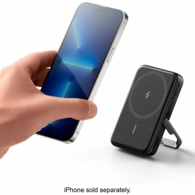Baterie externa magnetica wireless Anker 322 MagGo, 5000 mAh, 7.5W, pentru seria iPhone 12/13/14