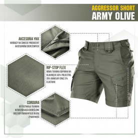 Bermude Aggressor Short - Oliv