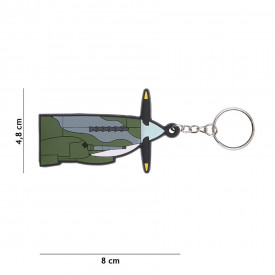 Breloc 3D PVC Spitfire - Oliv