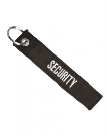 Breloc crucea Secutity - Negru