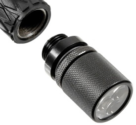Capat lanterna pentru baston telescopic - Negru