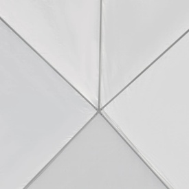 Cort 6 x 3 m cu pereti laterali detasabili - Alb