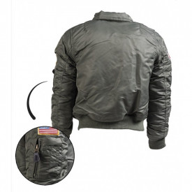 Jacheta US CWU cu patch-uri pentru copii - Oliv