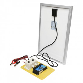 KIT PANOU SOLAR 30W, PYRAMID®, FOTOVOLTAIC, MONOCRISTALIN, CONTROLLER 30A 12/24V, CABLU CONECTARE, TENSIUNE 18V, PS-PYR30-1