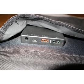 Panou solar 18V - 40W, pliabil, portabil, cu 2 porturi USB + port USB tip C + Cablu DC