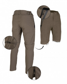 Pantaloni zip-off Performance - Oliv