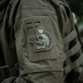 Patch M-Tac SORRY brodat - Oliv