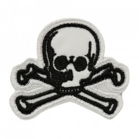 Patch Old Skull M-Tac - Alb