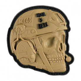 Path naszywka War is Hell 3D PVC - Coyote