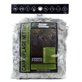 Plasa camuflaj 6 x 1.8 m - Alb